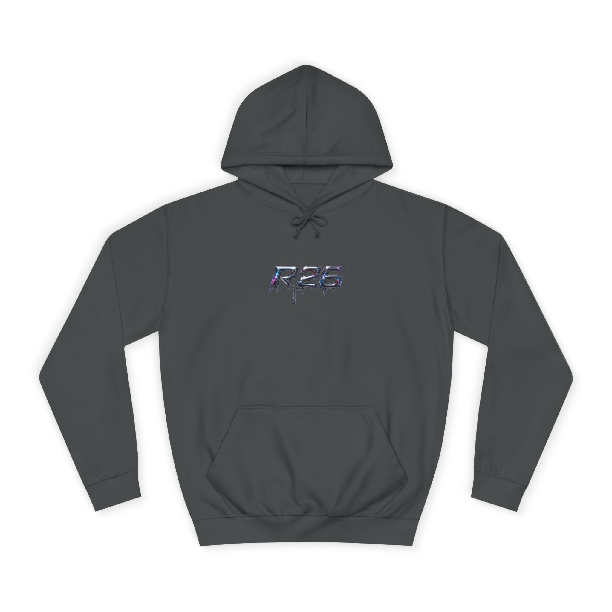 R26 Logo Hoodie | Minimal Drip Graphic, Streetwear Pullover