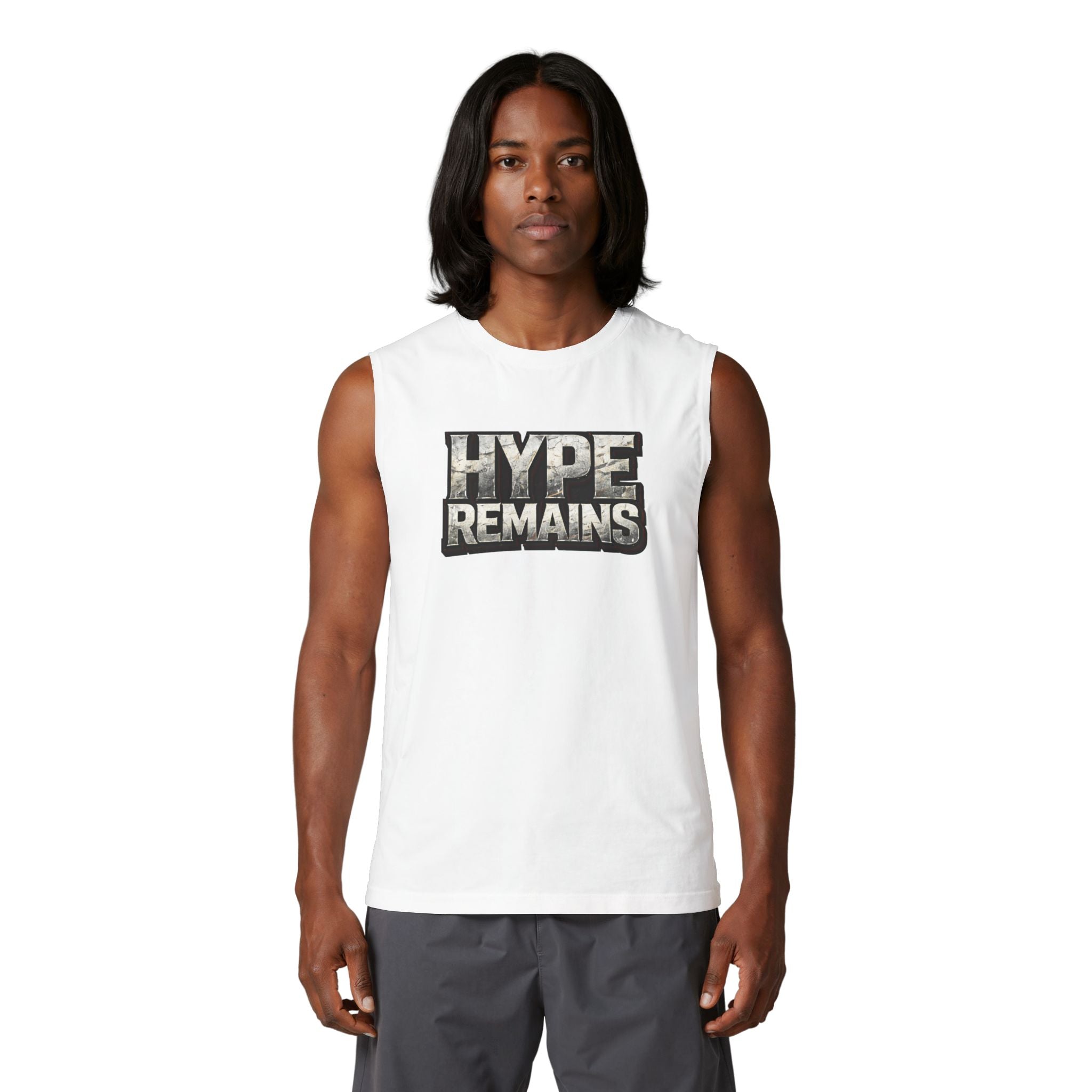Hype Remains Muscle Tank — Vintage Grunge Graphic Tank Top