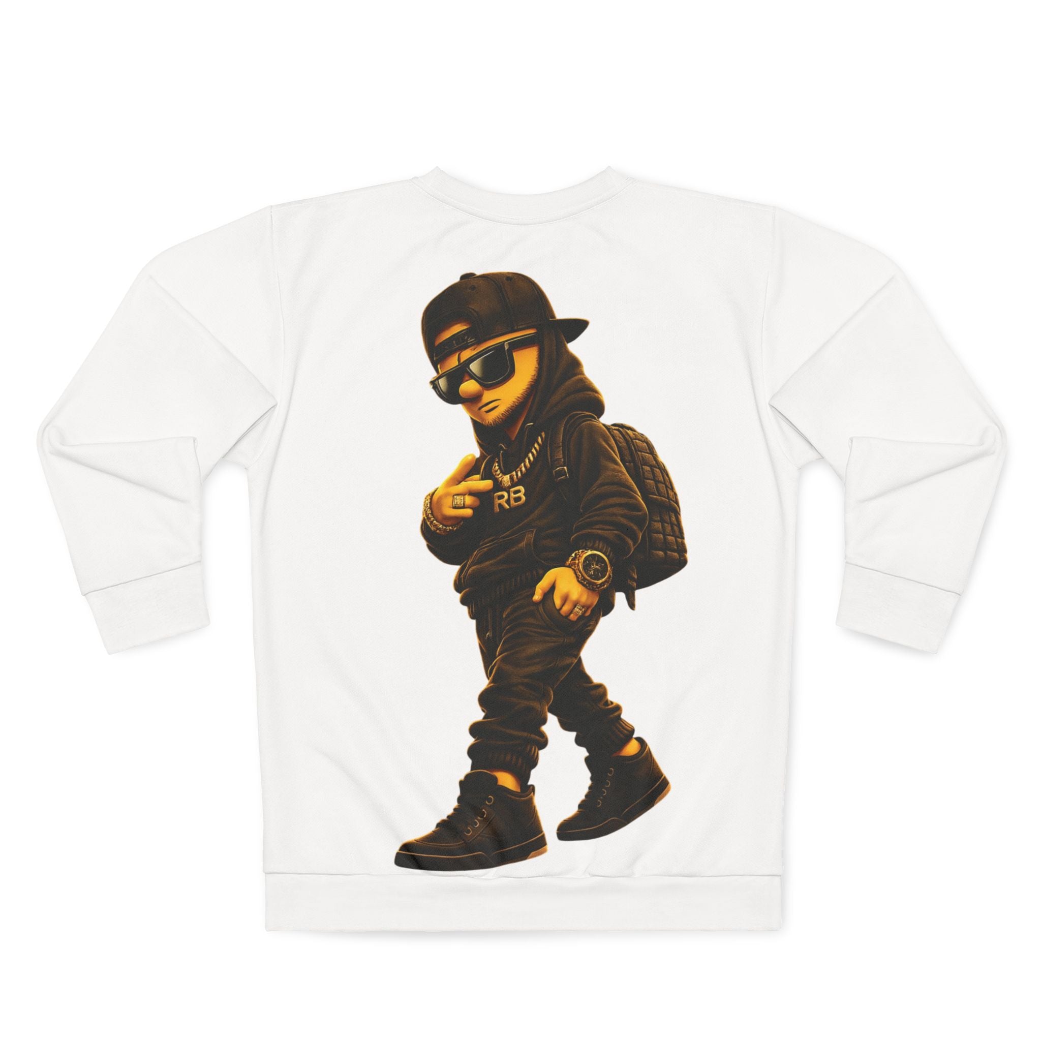 Freedom Remain Your Choice Sweatshirt | Hip Hop Kid Character Back Print |RemainStudio