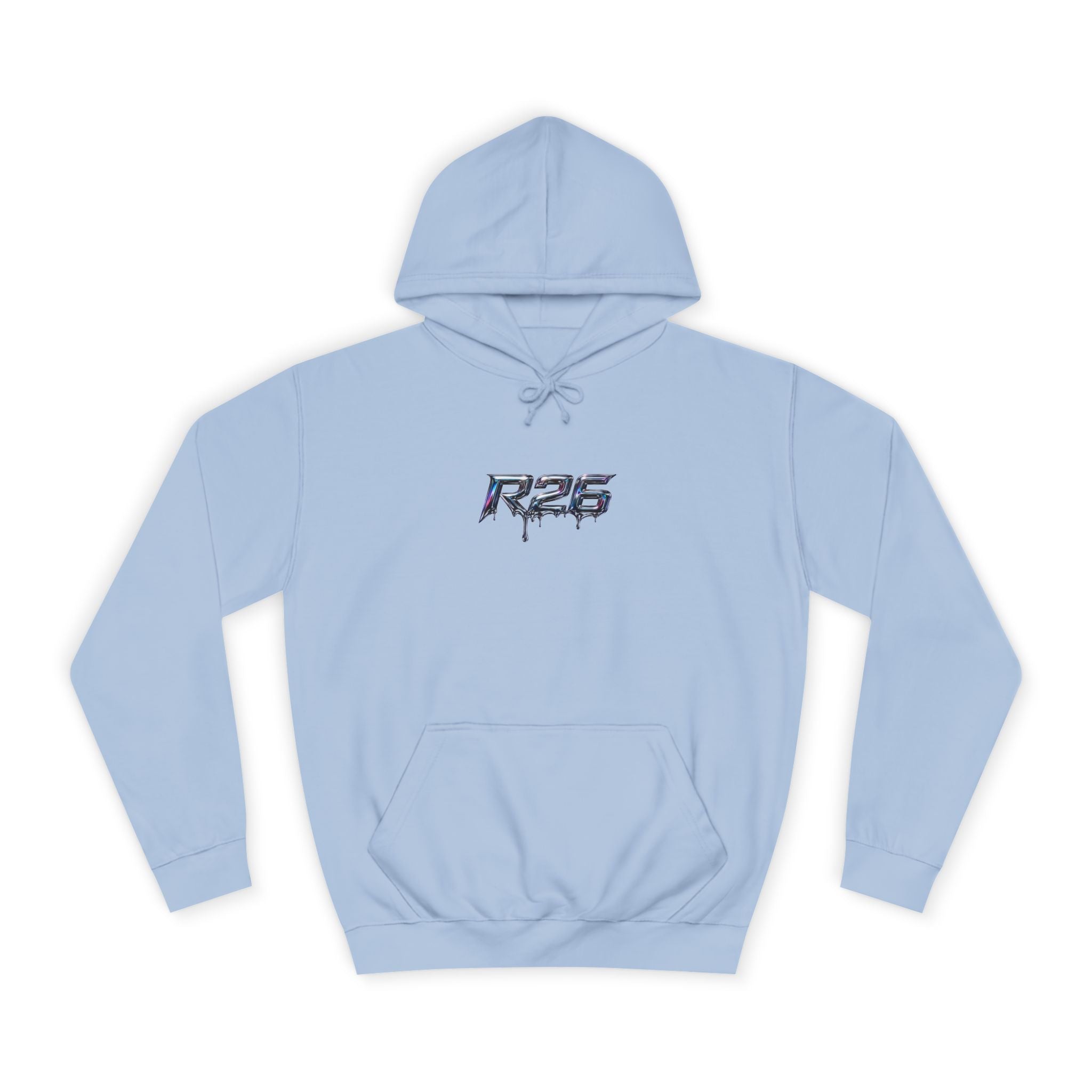 R26 Logo Hoodie | Minimal Drip Graphic, Streetwear Pullover