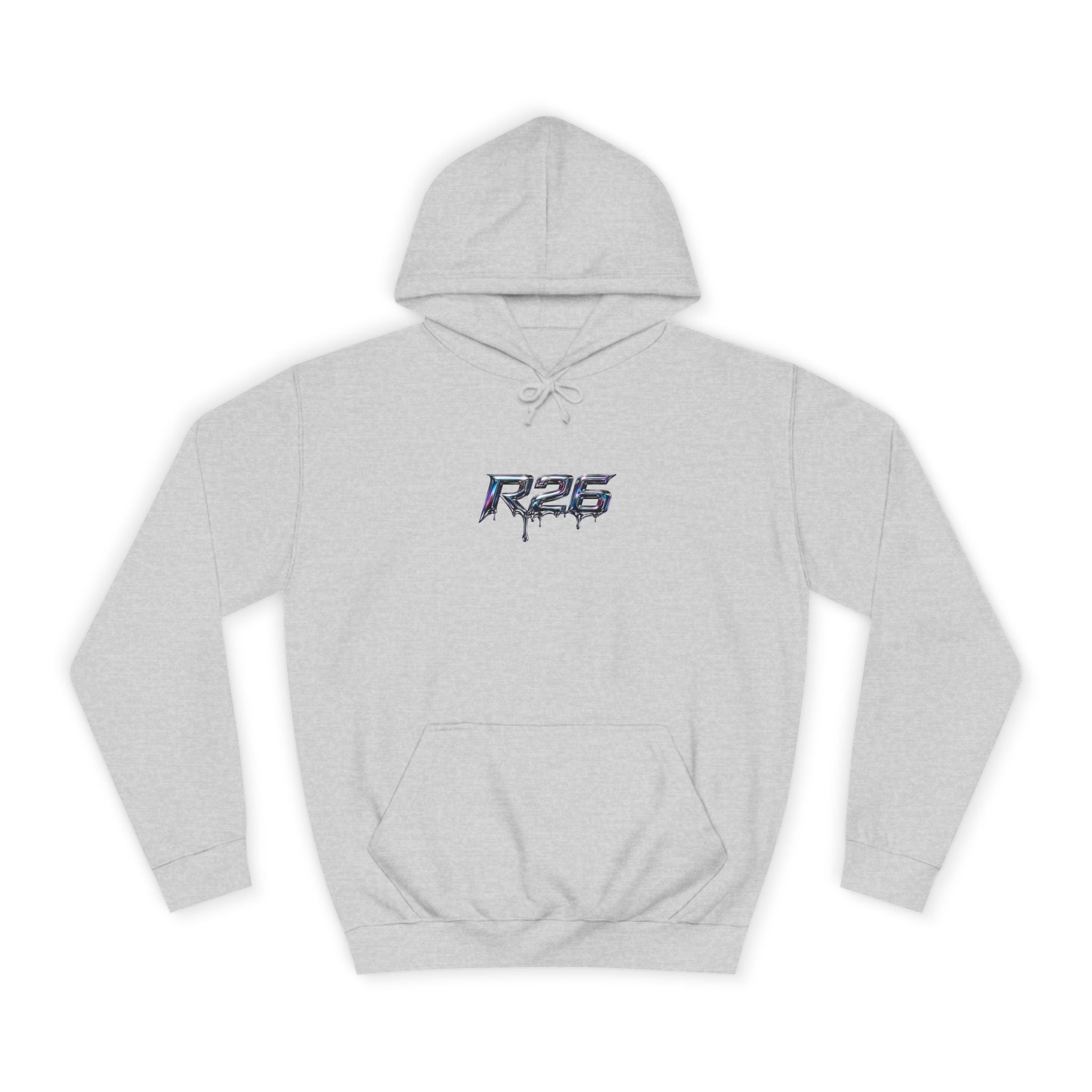 R26 Logo Hoodie | Minimal Drip Graphic, Streetwear Pullover