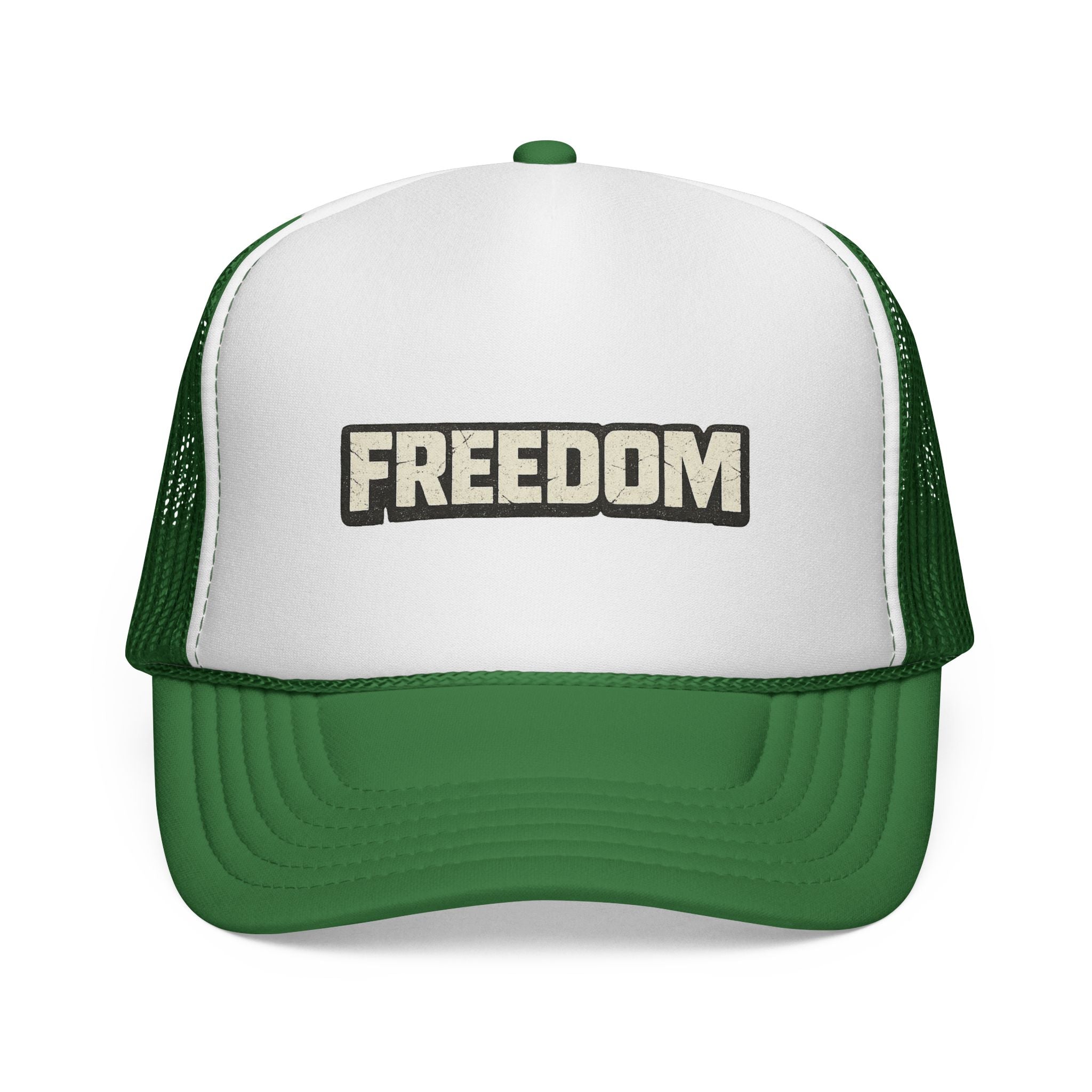 Freedom Patch Trucker | Vintage Block Letter Mesh Cap