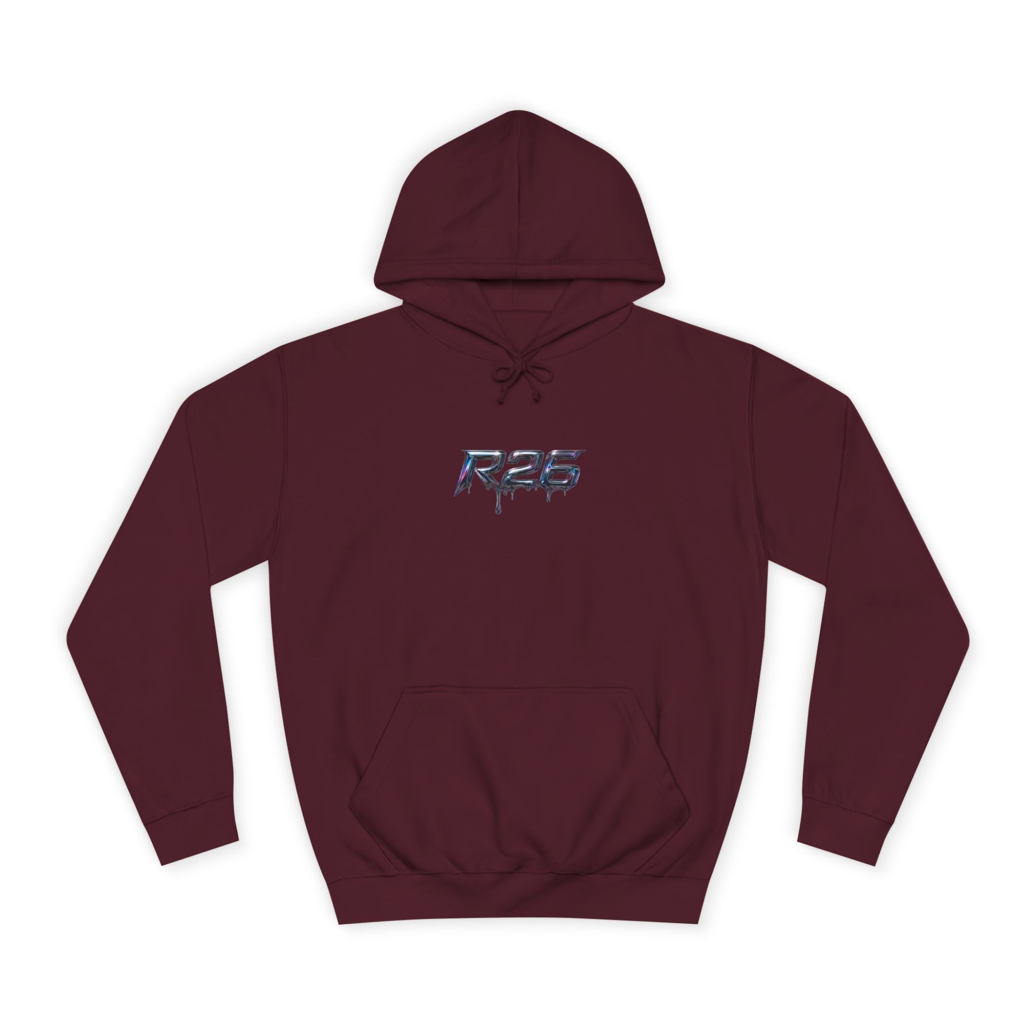 R26 Logo Hoodie | Minimal Drip Graphic, Streetwear Pullover