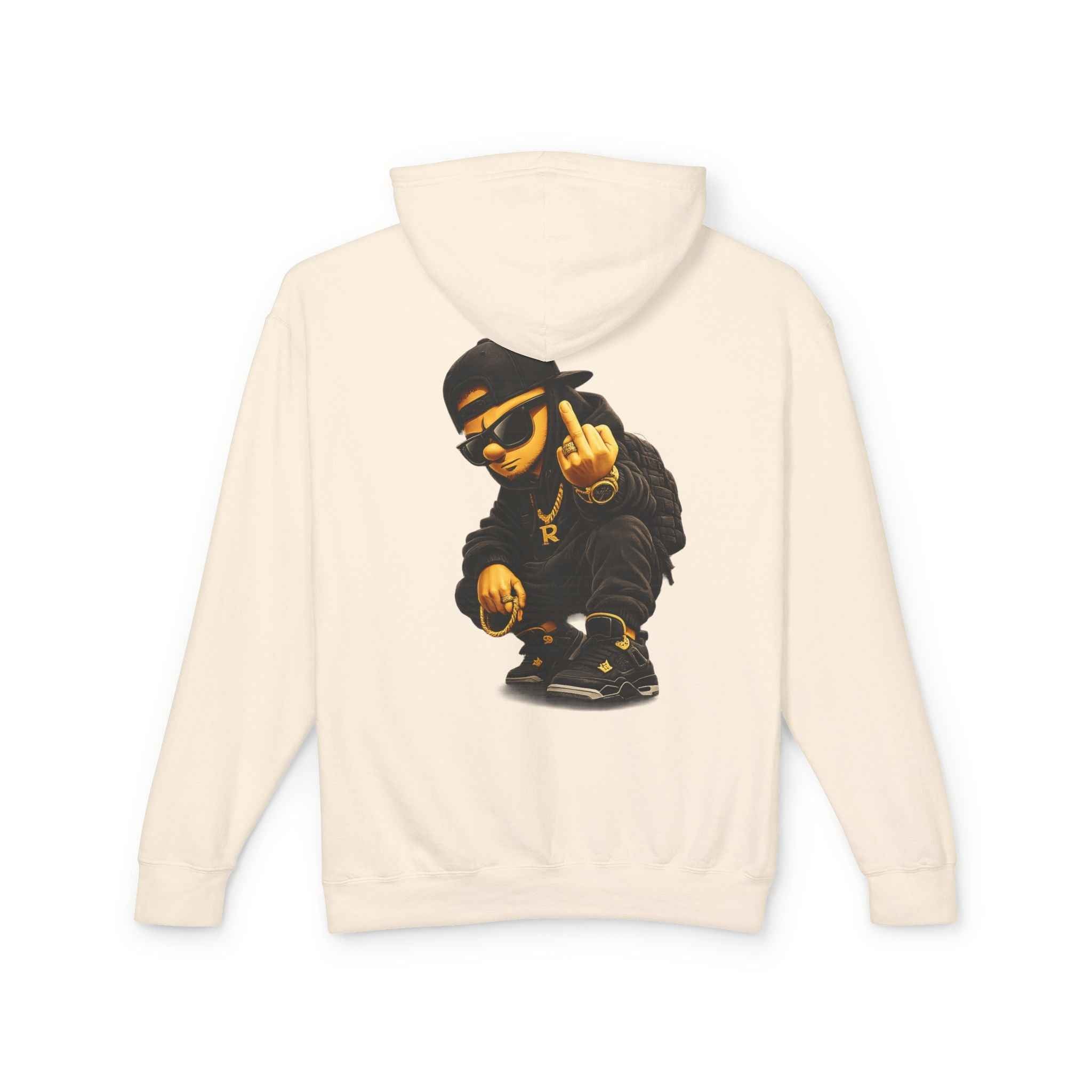 RB Skater Character Hoodie | Back Graphic Streetwear