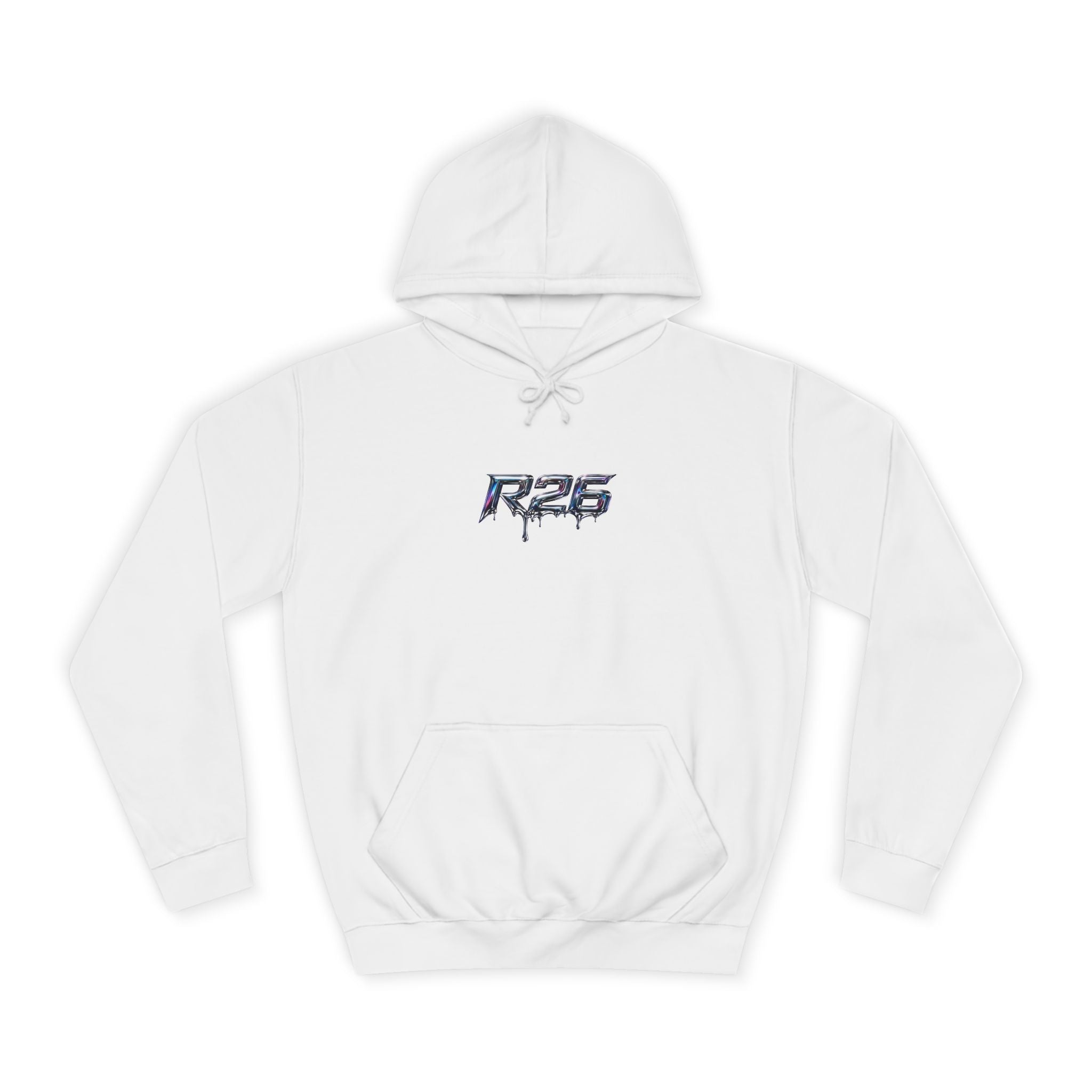 R26 Logo Hoodie | Minimal Drip Graphic, Streetwear Pullover