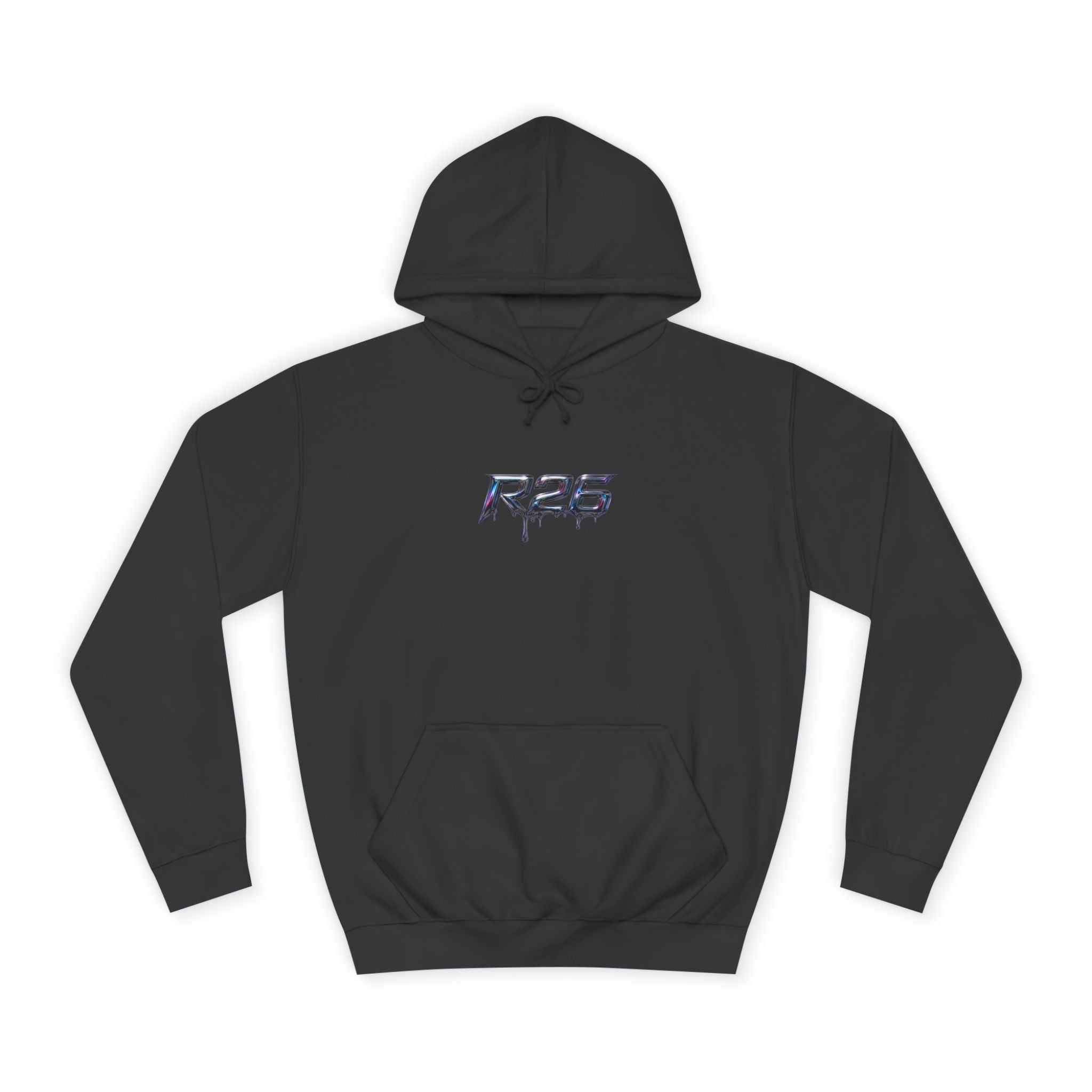 R26 Logo Hoodie | Minimal Drip Graphic, Streetwear Pullover