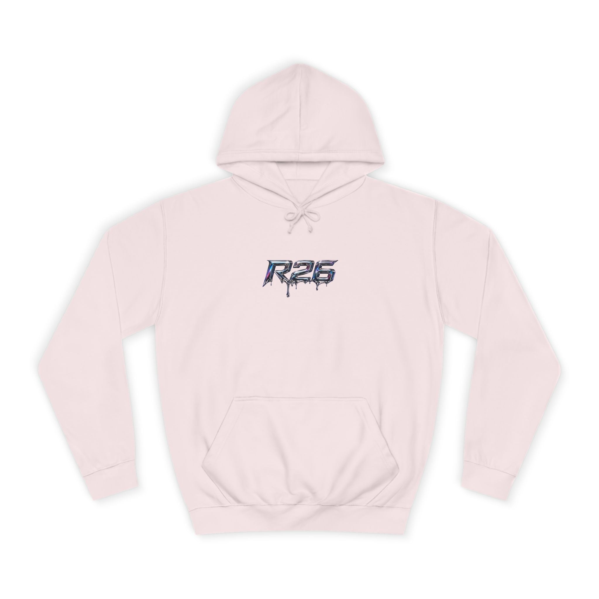 R26 Logo Hoodie | Minimal Drip Graphic, Streetwear Pullover