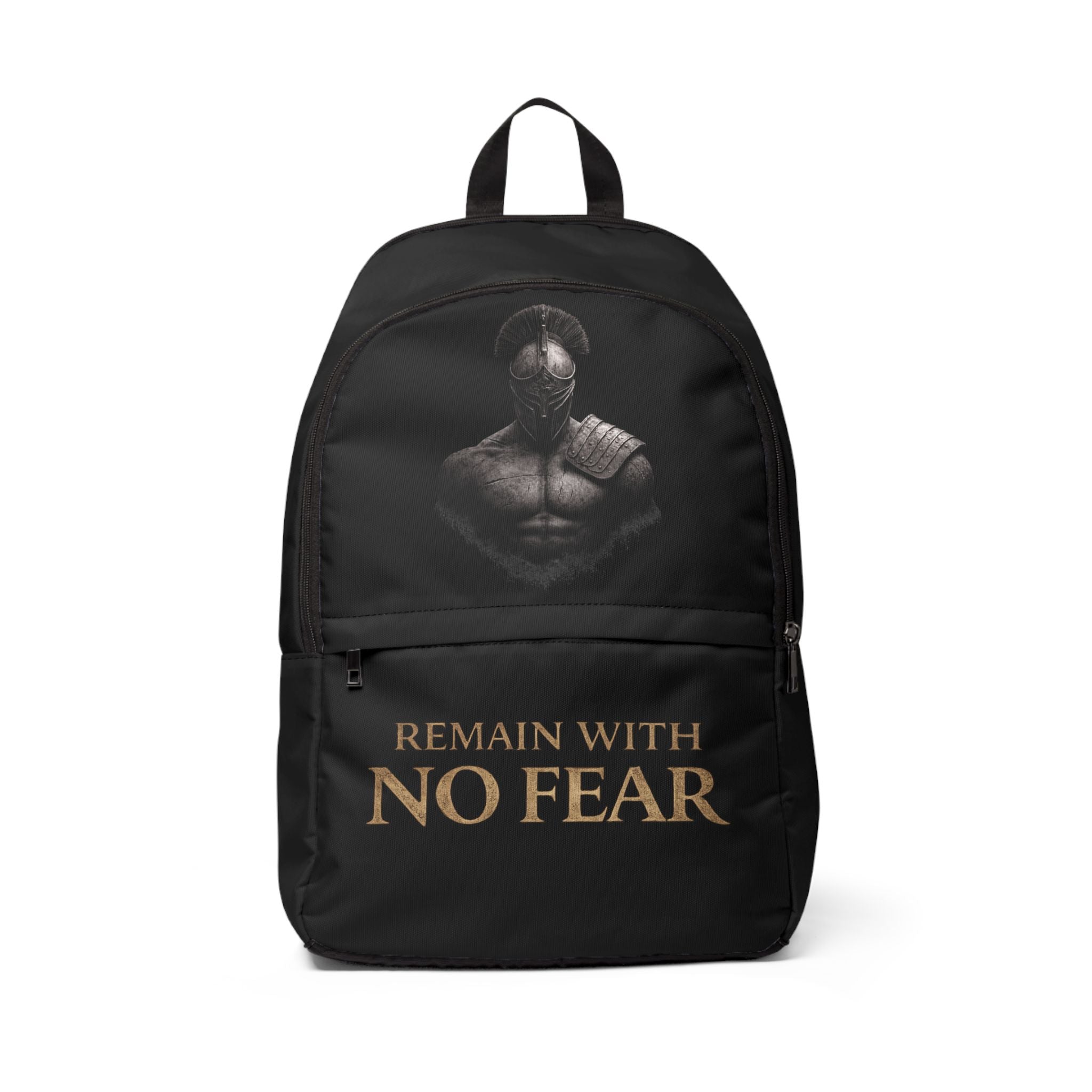Remain With No Fear Backpack | Spartan Warrior Chest Illustration
