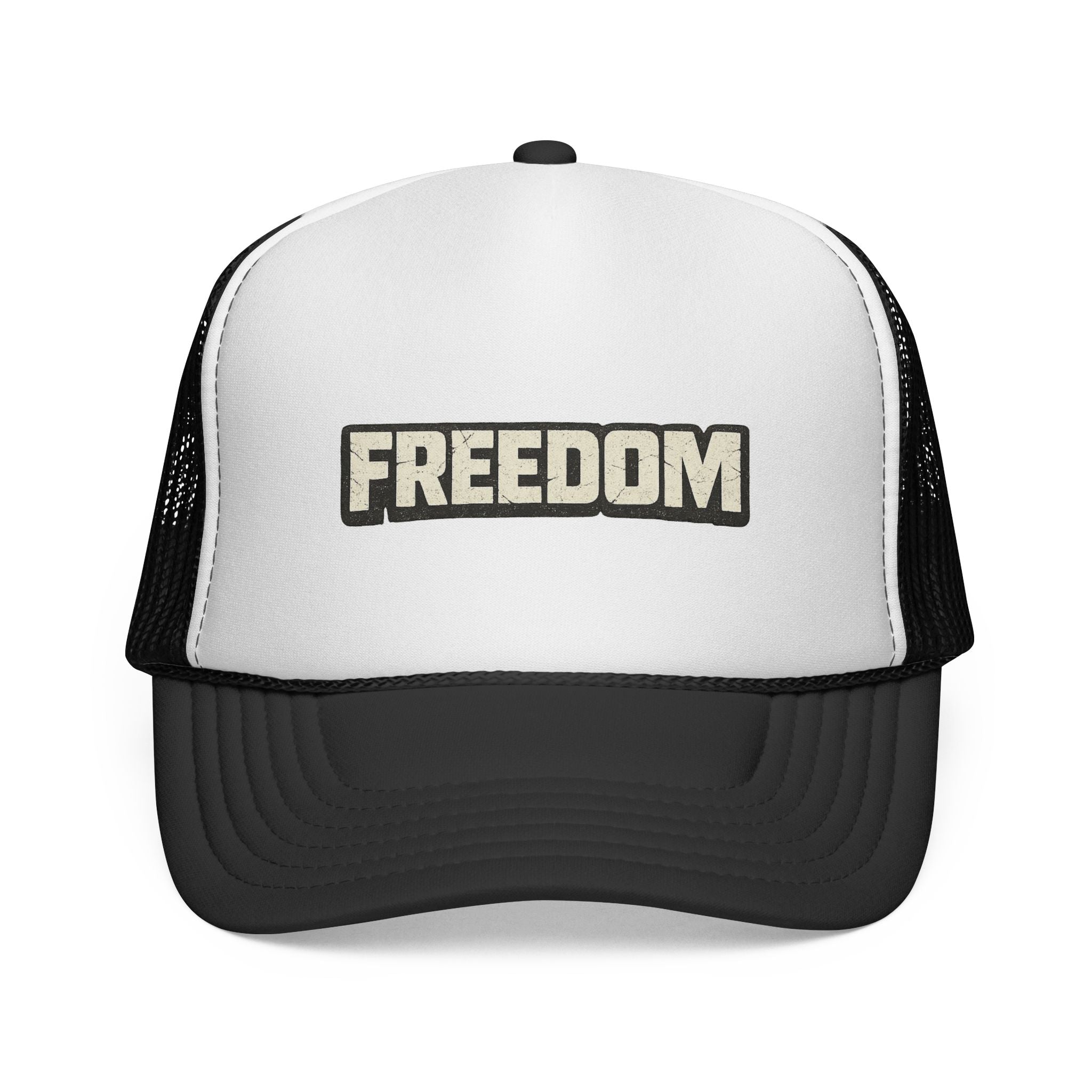 Freedom Patch Trucker | Vintage Block Letter Mesh Cap