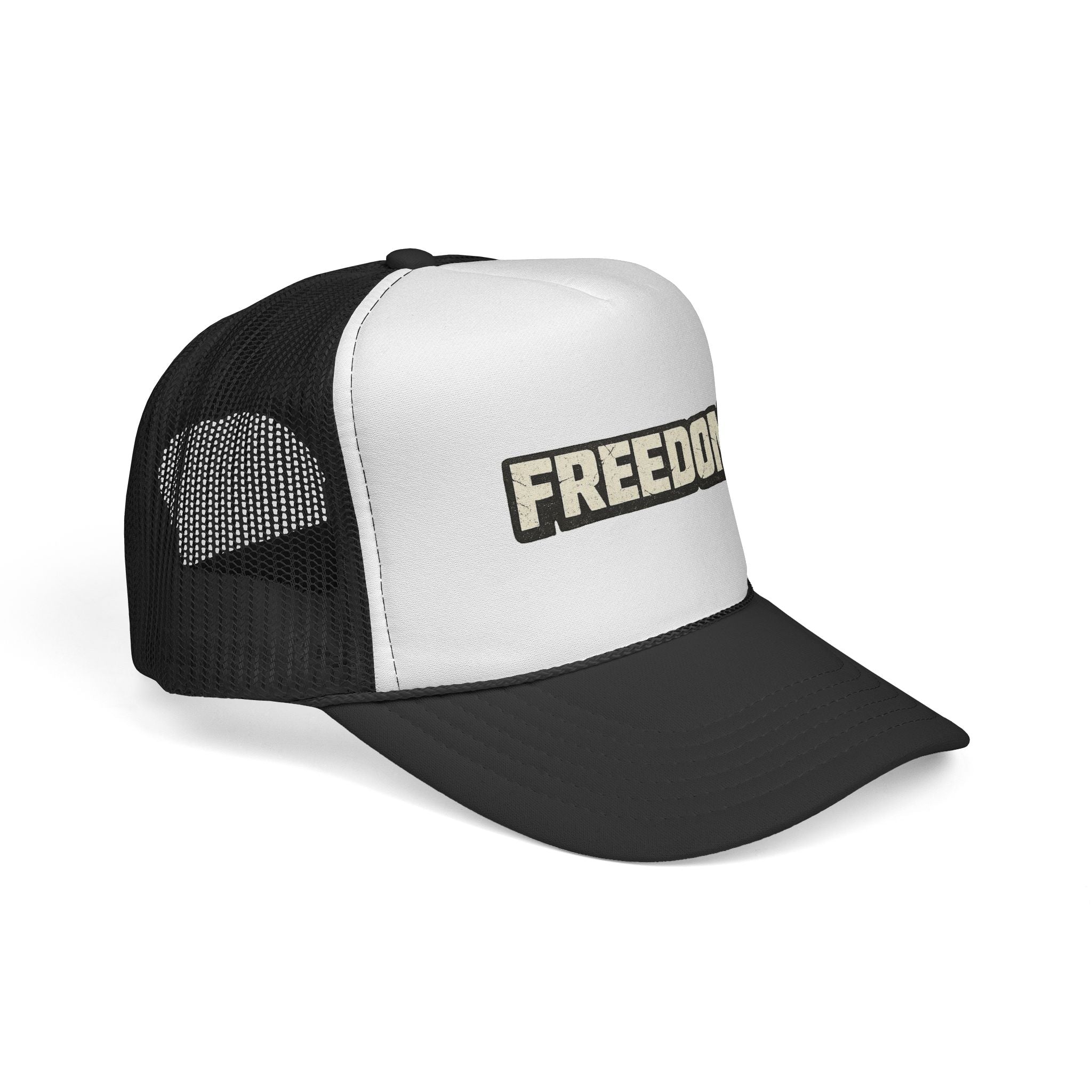 Freedom Patch Trucker | Vintage Block Letter Mesh Cap