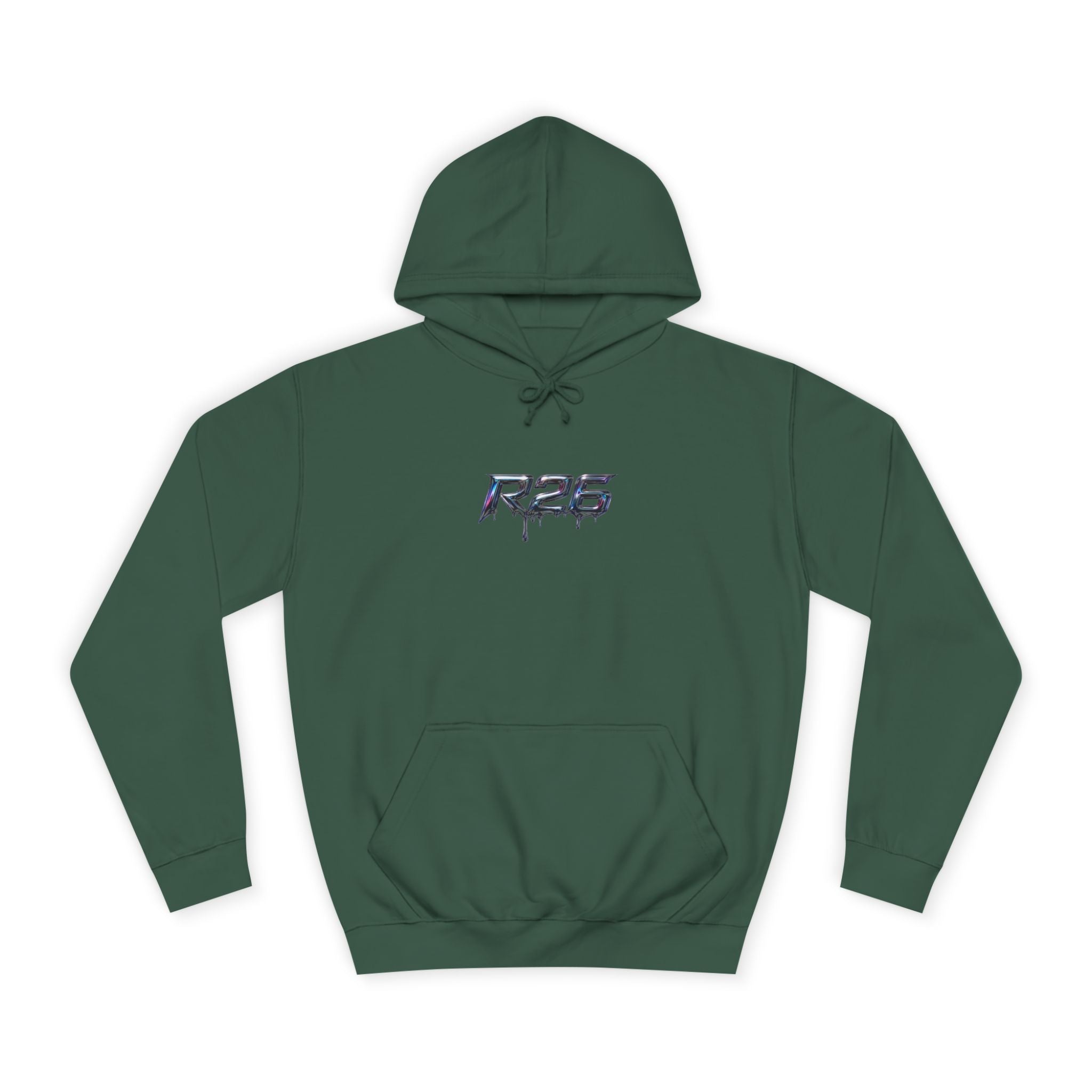 R26 Logo Hoodie | Minimal Drip Graphic, Streetwear Pullover