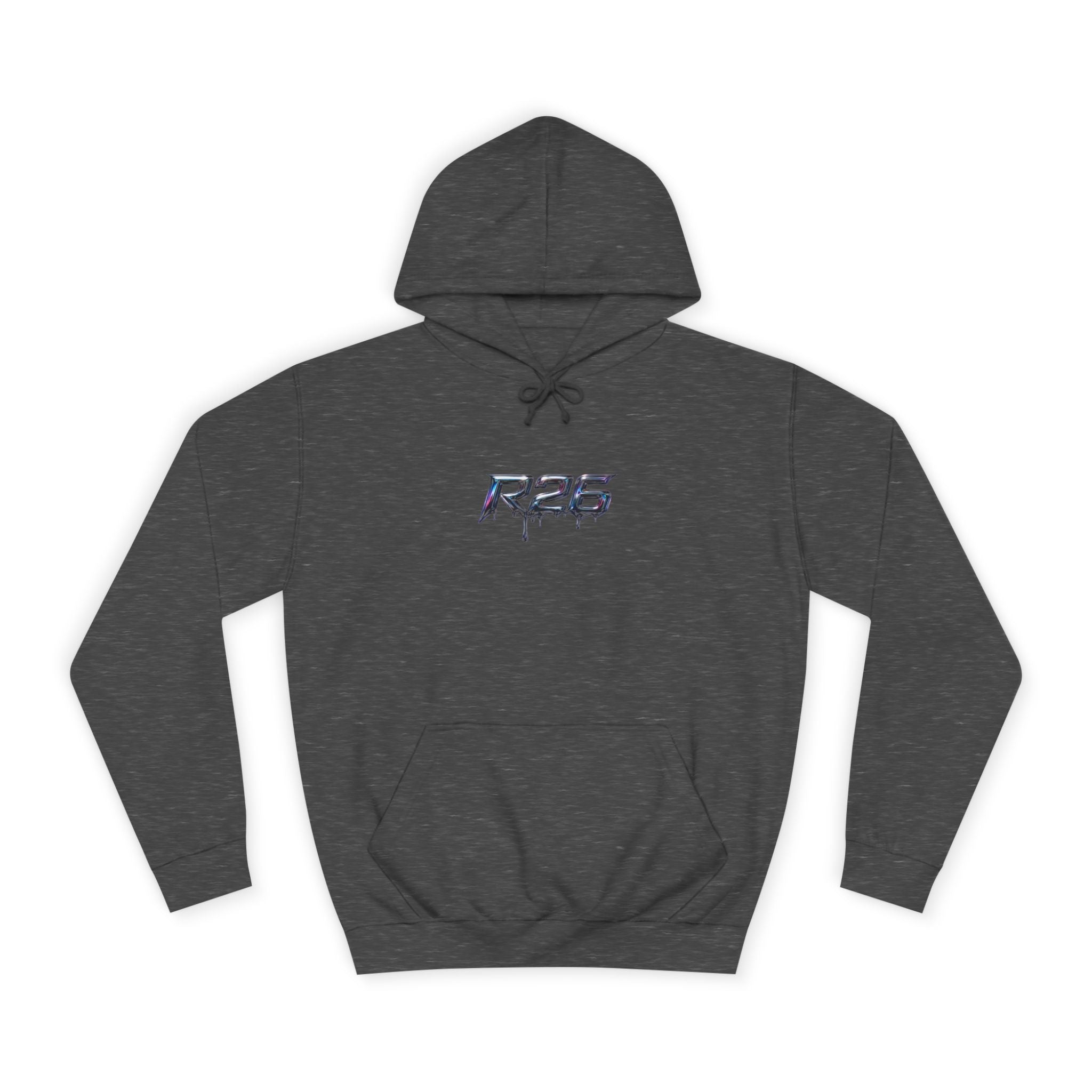 R26 Logo Hoodie | Minimal Drip Graphic, Streetwear Pullover