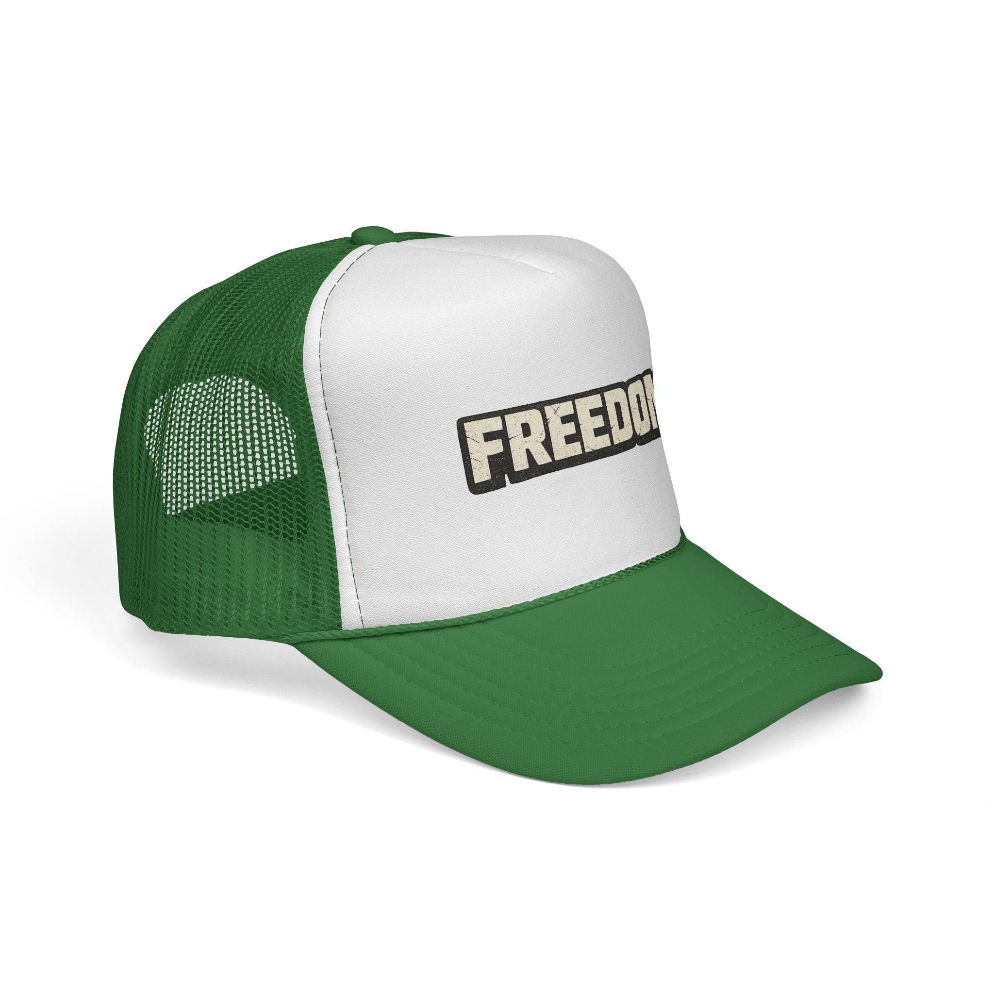 Freedom Patch Trucker | Vintage Block Letter Mesh Cap