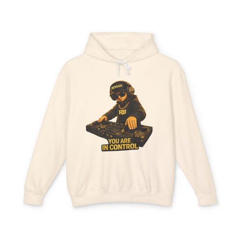 DJ RB 'You Are In Control' Hoodie | DJ Turntable Music Pullover | RemainStudio