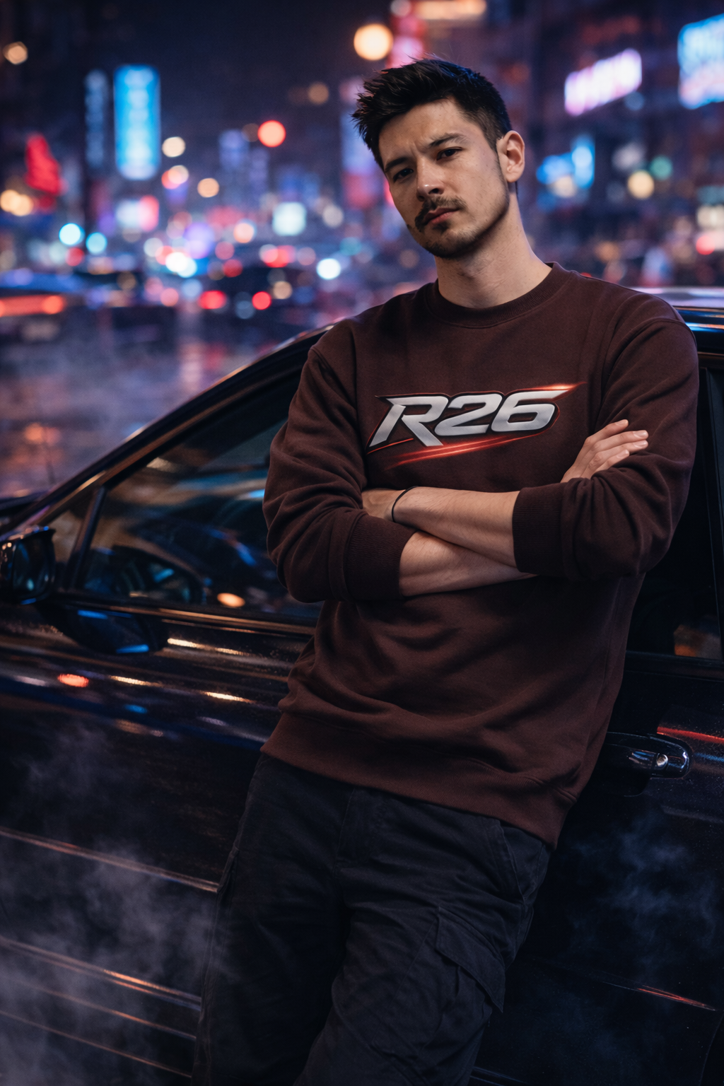 R26 Racing Logo Sweatshirt – Motorsport Graphic Crewneck